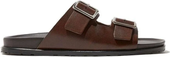 Scarosso Enea Buckled Slip-On Sandals