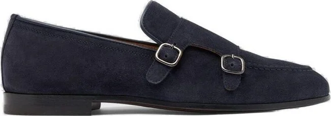 Scarosso Ernesto Buckle-Detailed Almond Toe Loafers