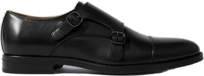 Scarosso Francesco Almond Toe Monk Shoes