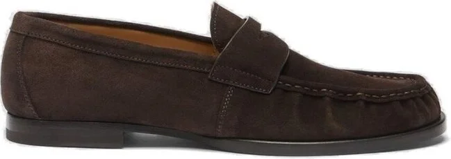 Scarosso Fred Round-Toe Loafers