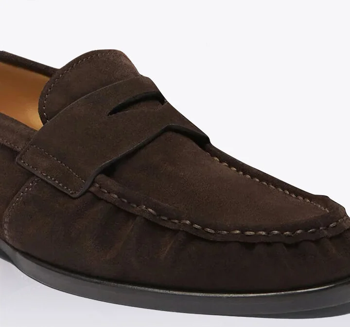 Scarosso Fred Suede Loafers - Man Loafers Brown Eu - 39 - Image 2