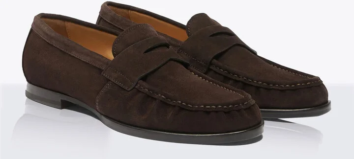 Scarosso Fred Suede Loafers - Man Loafers Brown Eu - 39 - Image 3