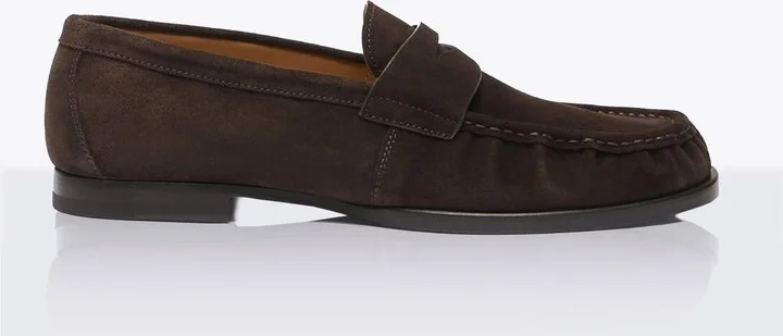 Scarosso Fred Suede Loafers - Man Loafers Brown Eu - 39