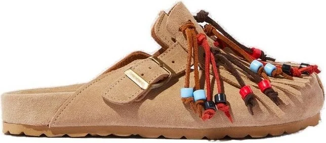 Scarosso Geo Fringe-Detailed Sandals