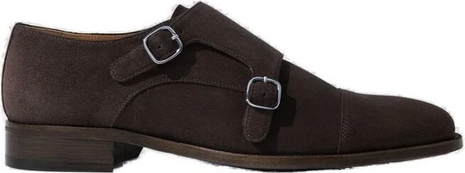 Scarosso Gervasio Almond Toe Monk Shoes