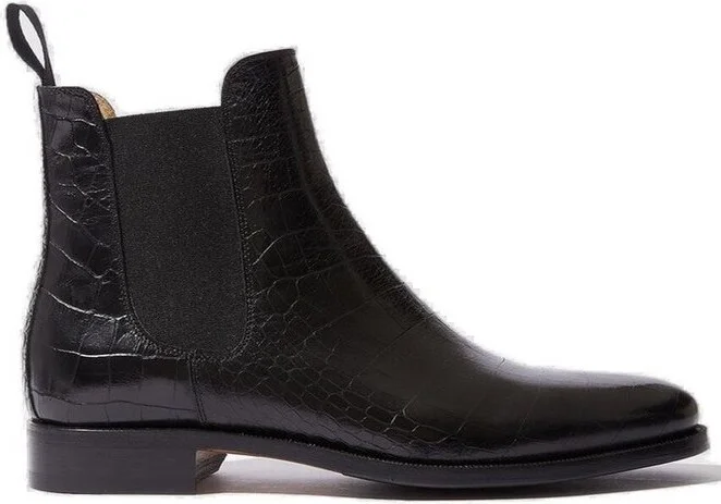 Scarosso Giancarlo Embossed Boots