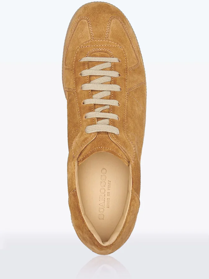 Scarosso Hans Suede Sneakers - Man Sneakers Camel Eu - 39 - Image 4