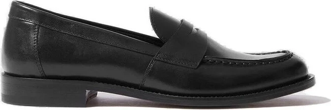 Scarosso Harper Round-Toe Penny Loafers