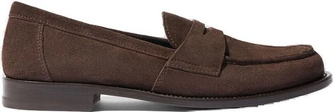 Scarosso Harper Round-Toe Penny Loafers