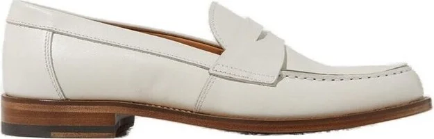 Scarosso Harper Round-Toe Penny Loafers
