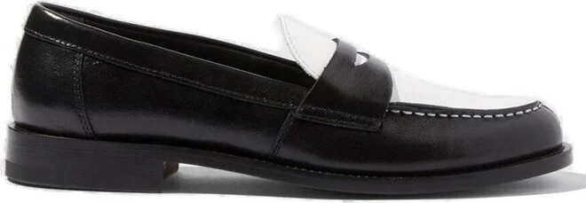 Scarosso Harper Round-Toe Penny Loafers