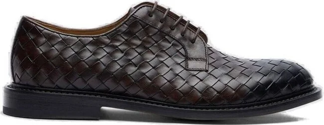 Scarosso Harry Round-Toe Derby Shoes