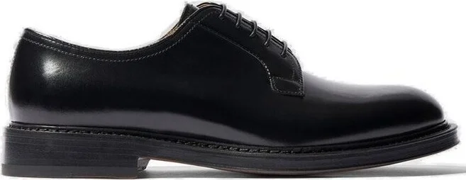 Scarosso Harry Round-Toe Derby Shoes