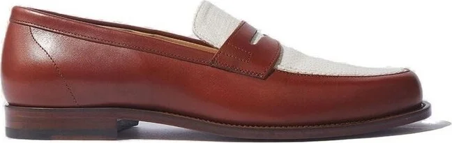 Scarosso Havana Colour Block Slip-On Loafers
