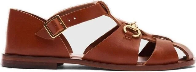 Scarosso Helene Round-Toe Sandals