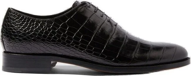 Scarosso Ignazio Embossed Oxford Lace-Up Shoes