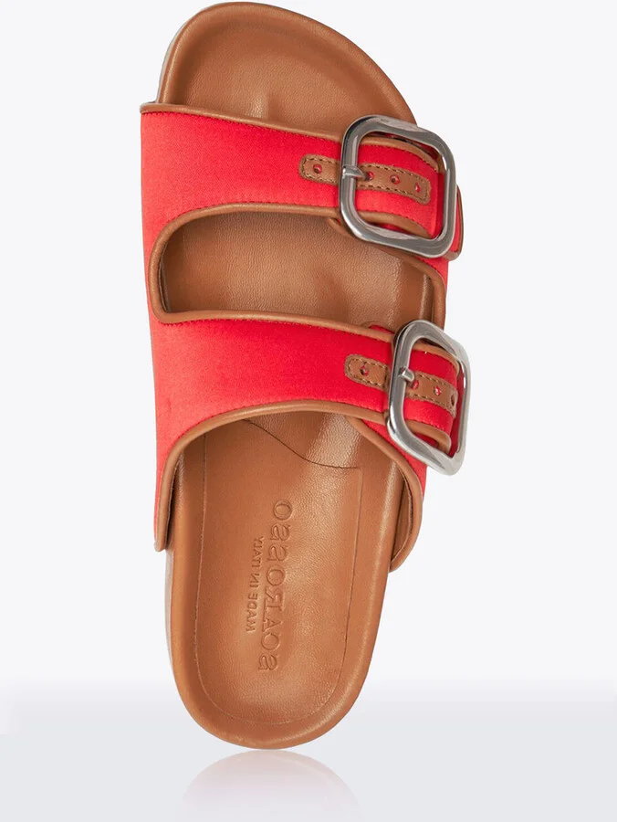 Scarosso Isa Satin Sandals - Woman Sandals Orange Eu - 36 - Image 4