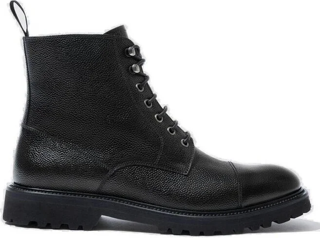 Scarosso Jackie Ankle-Length Lace-Up Boots
