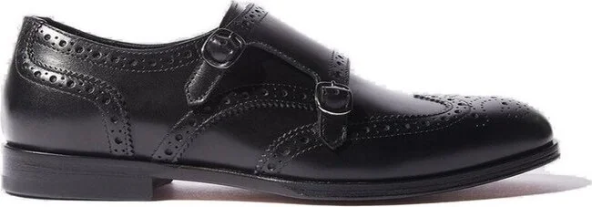 Scarosso Kate Almond Toe Monk Shoes