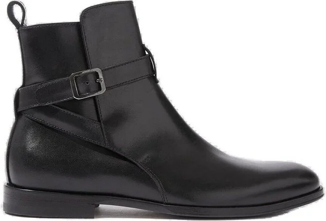 Scarosso Lara Round-Toe Ankle Boots