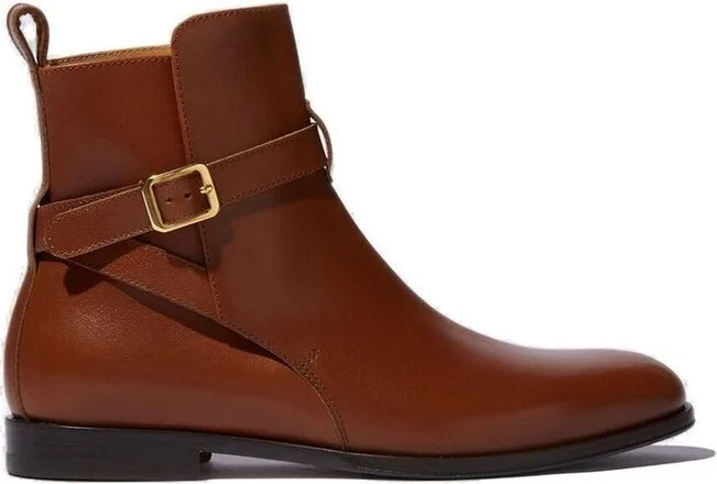 Scarosso Lara Round-Toe Ankle Boots