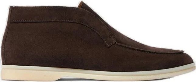 Scarosso Leonardo Round-Toe Ankle Boots