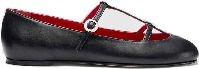 Scarosso Linda I Round-Toe Ballerina Shoes