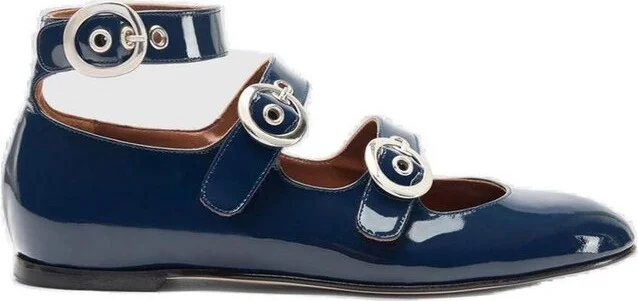 Scarosso Linda II Ankle Strap Ballerina Shoes