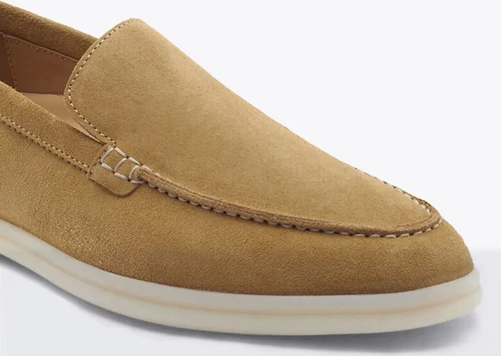 Scarosso Ludovica Suede Loafers - Woman Loafers Beige Eu - 37 - Image 2