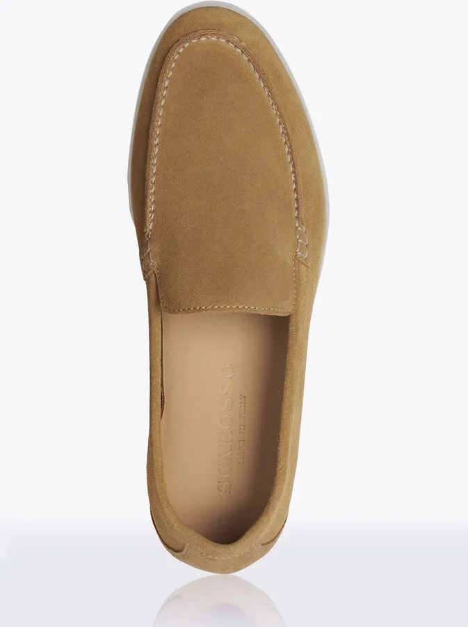 Scarosso Ludovica Suede Loafers - Woman Loafers Beige Eu - 37 - Image 4