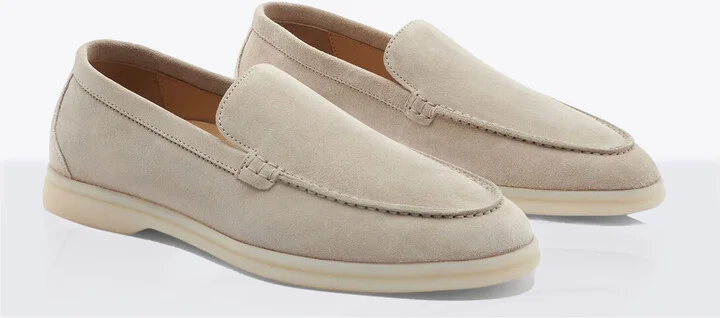 Scarosso Ludovica Suede Loafers - Woman Loafers Grey Eu - 38.5 - Image 3