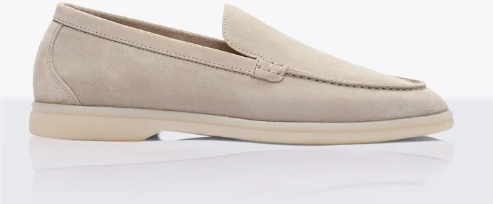 Scarosso Ludovica Suede Loafers - Woman Loafers Grey Eu - 38.5