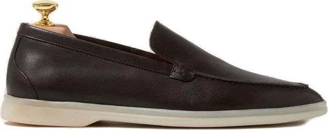 Scarosso Ludovico Round-Toe Slip-On Loafers