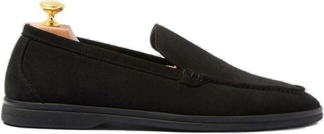 Scarosso Ludovico Round-Toe Slip-On Loafers
