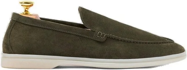 Scarosso Ludovico Round-Toe Slip-On Loafers