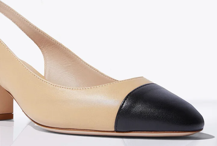Scarosso Miranda Slingback Pumps - Woman Heels Beige Eu - 37.5 - Image 2