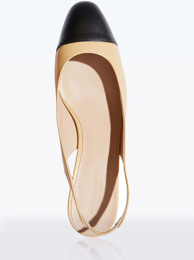 Scarosso Miranda Slingback Pumps - Woman Heels Beige Eu - 37.5 - Image 4