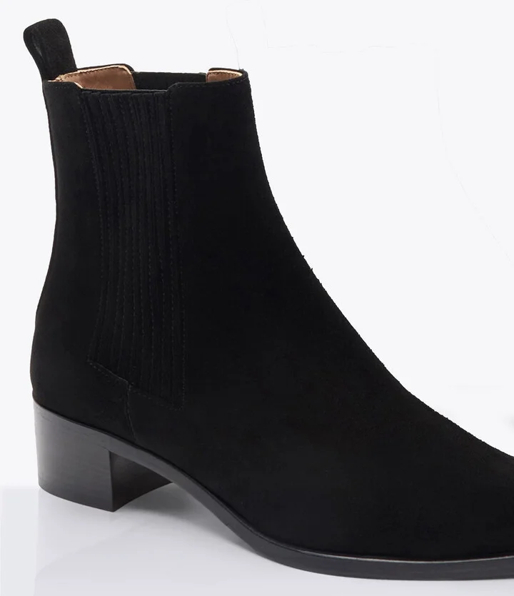 Scarosso Olivia Suede Boots - Woman Boots Black Eu - 37.5 - Image 2