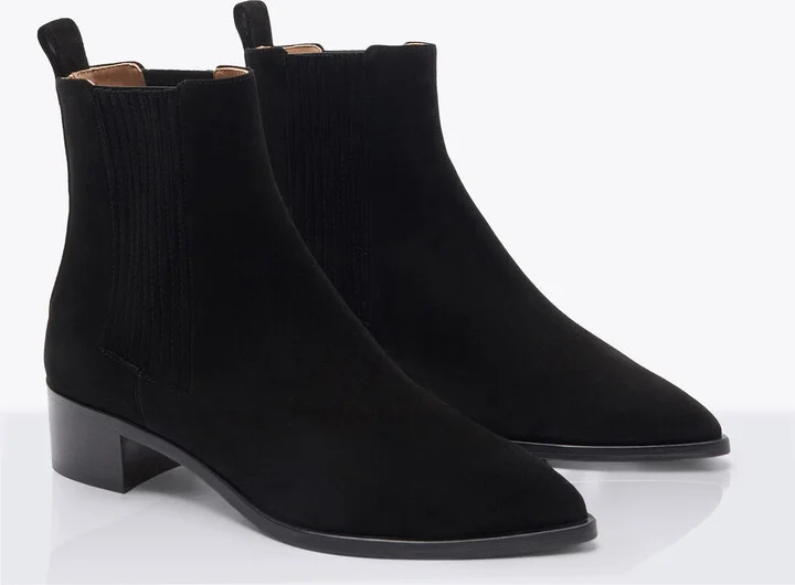 Scarosso Olivia Suede Boots - Woman Boots Black Eu - 37.5 - Image 3