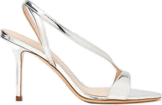 Scarosso Paula Almond-Toe Strappy Sandals