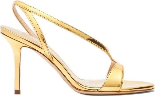 Scarosso Paula Almond-Toe Strappy Sandals
