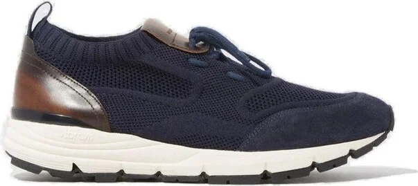Scarosso Robbie Knitted Lace-Up Sneakers
