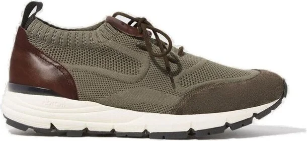 Scarosso Robbie Knitted Lace-Up Sneakers