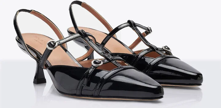 Scarosso Selena Patent Pumps - Woman Heels Black Eu - 37.5 - Image 3