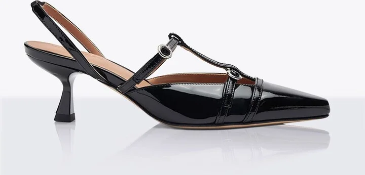 Scarosso Selena Patent Pumps - Woman Heels Black Eu - 37.5