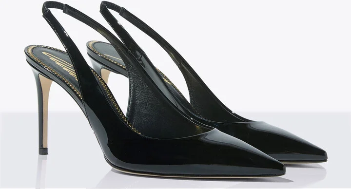 Scarosso Sutton Patent Pumps - Woman Heels Black Eu - 38 - Image 3