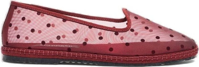 Scarosso Valentina Almond Toe Mesh Slippers