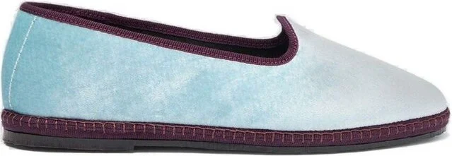 Scarosso Valentina Almond Toe Velvet Slippers