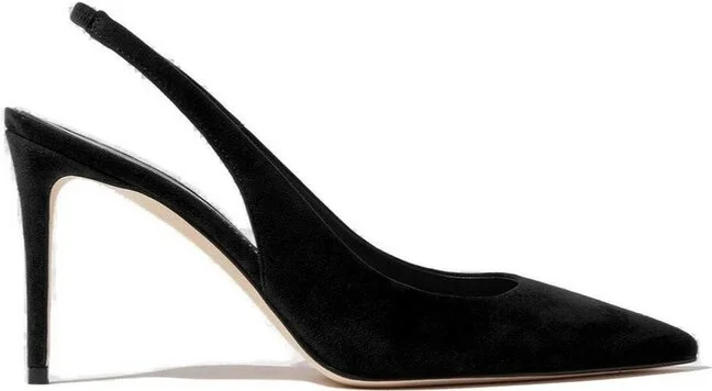 Scarosso X Brian Atwood Sutton Pointed-Toe Slingback Pumps