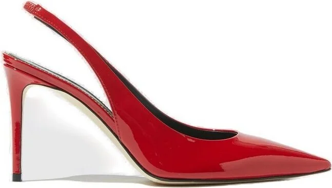 Scarosso X Brian Atwood Sutton Pointed-Toe Slingback Pumps